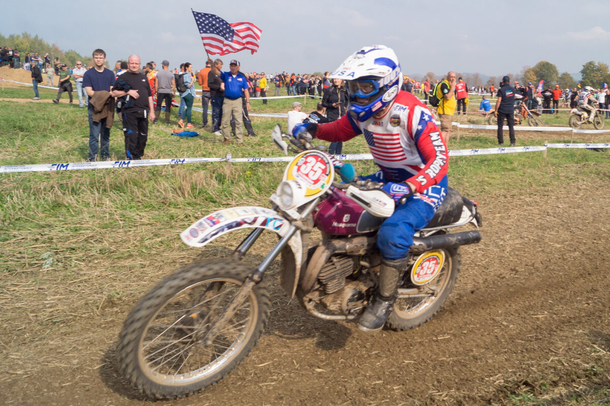 35 Terry Cunningham, USA Husqvarna WR 360 Baujahr 1976